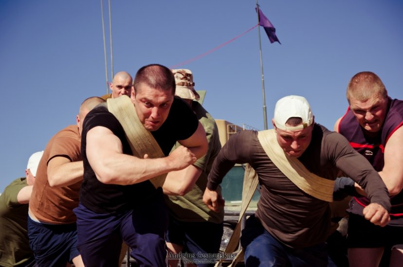 Afganistane sportinėmis  varžybomis paminėtas brigados „Geležinis Vilkas“ gimtadienis