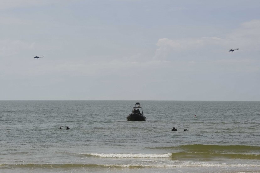 Allied forces landed on the coast of Lithuania for the first time 