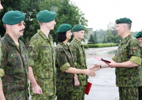 Brigados „Geležinis Vilkas“ kariai minėjo Valstybės dieną  - 2