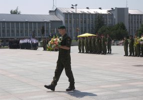 Marijampolės įgulos kariai paminėjo Valstybės dieną - 1