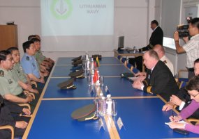 Karinėse jūrų pajėgose lankėsi Kinijos centrinio karinio komiteto vicepirmininkas - 1