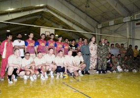 Lietuvos kariai Čagčarane suorganizavo tinklinio turnyrą - 3