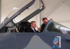 Užsienių reikalų ministras lankėsi Karinių oro pajėgų Aviacijos bazėje - 2