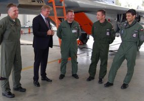 Užsienių reikalų ministras lankėsi Karinių oro pajėgų Aviacijos bazėje - 5