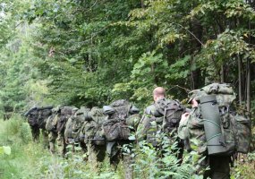 „Geležinis Vilkas" geriausio pėstininkų skyriaus varžybose „Karalių takas" Lietuvos... - 1