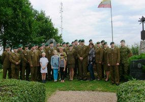 Juozo Lukšos mokymo centro kariai aplankė vieno ryškiausių partizaninio pasipriešinimo vadų... - 3
