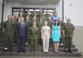 Lietuvos kariuomenės mokykloje vyko stovykla „Jaunimas ir krašto apsauga 2012 - 2