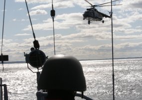 Vyko Baltijos šalių karinių laivų junginio BALTRON pratybos - 4