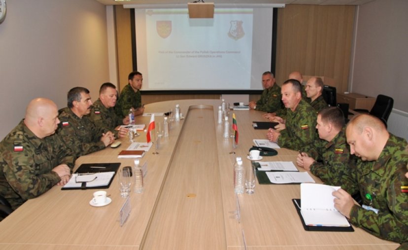 Commander of Polish Operations Command met with Chief of Joint Headquarters of Lithuania 
