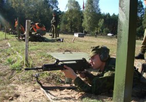 Tauragėje vyksta kartotinės rezervo karių pratybos  - 2