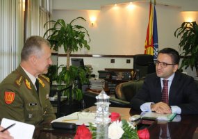 Lietuvos ir Makedonijos kariuomenės vadai aptarė karinį bendradarbiavimą  - 4