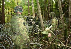 Lietuvos didžiojo kunigaikščio Gedimino štabo batalione vyksta mokymai „Griausmingas viesulas 2012 - 1