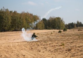 Algirdo bataliono kariai treniravosi vykdyti puolimo operacijas - 2