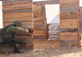 Algirdo bataliono kariai treniravosi vykdyti puolimo operacijas - 5