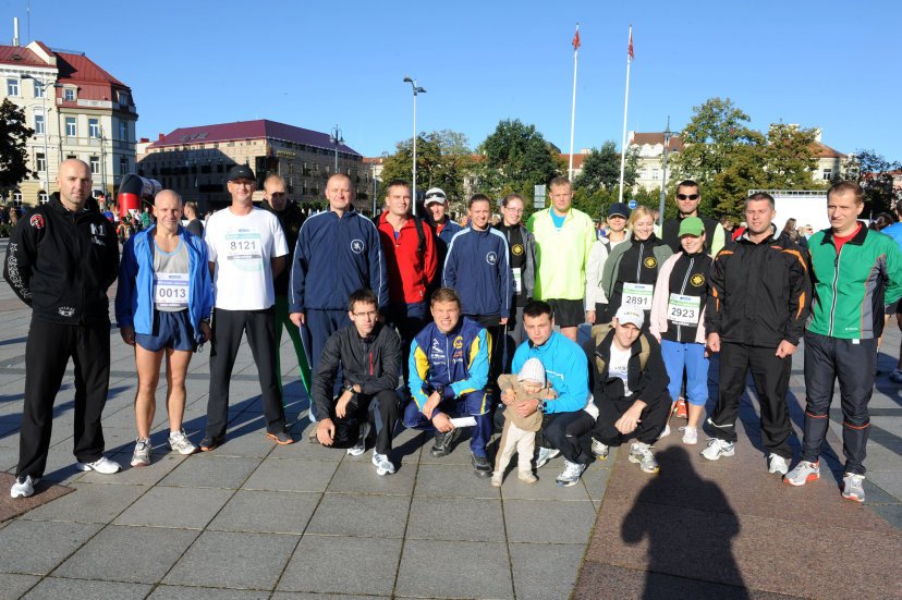 Lietuvos kariai dalyvavo Vilniaus maratone