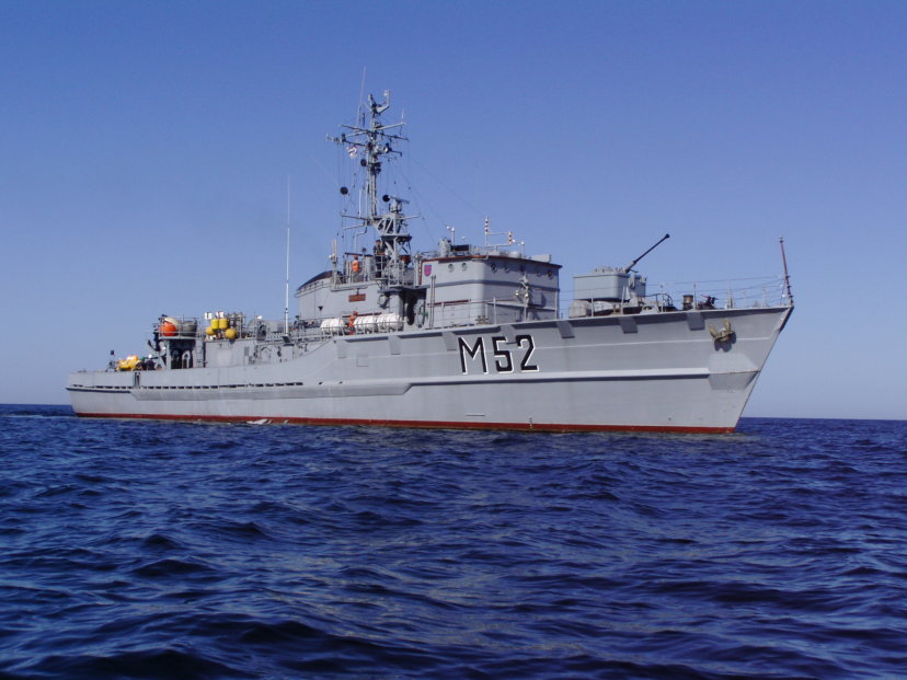 Lithuanian military vessel delegated to a peacetime maritime operation in Latvia 