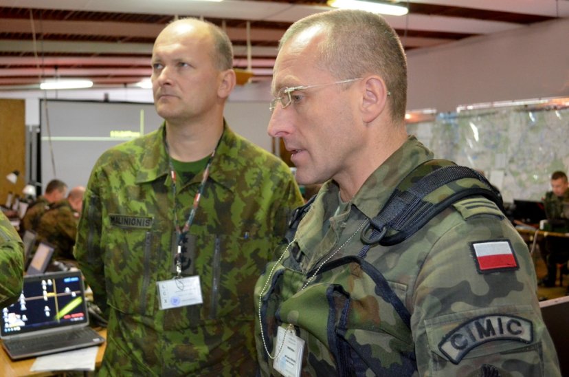 Representatives of the Lithuanian Armed Forces observed NATO-level exercise in Poland