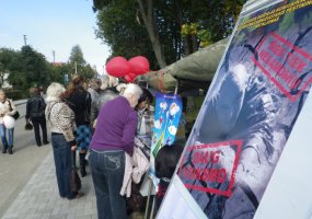 Širdies dienos minėjimo lankytojų fizinį pajėgumą tikrino Algirdo bataliono kariai - 1