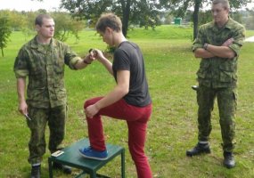 Širdies dienos minėjimo lankytojų fizinį pajėgumą tikrino Algirdo bataliono kariai - 2