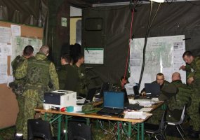 Mokymuose „Stiprus liūtas 2012“ vertintas brigados „Geležinis Vilkas“ štabo pasirengimas - 4