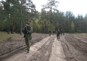 Vaidoto batalione vyko karių individualaus rengimo pratybos „Vilko nuojauta - 2