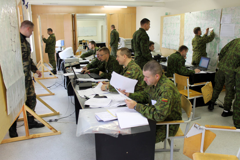 Lietuvos kariuomenės puskarininkiai dalyvavo kursuose Juozo Lukšos mokymo centre