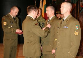 Marijampolės įgulos kariai minėjo Lietuvos kariuomenės dieną - 1