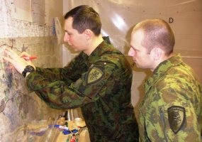 Military personnel of the "Iron Wolf" Brigade on operational planning training in Estonia - 1