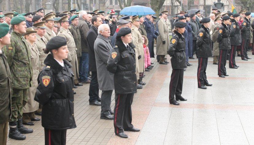 Kauno įgulos kariai dalyvavo Lietuvos kariuomenės dienos renginiuose