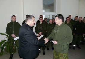 Juozo Vitkaus inžinerijos batalione vyko Šv. Kūčių popietė - 2