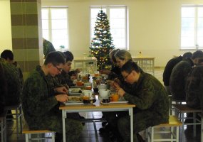Jaunieji šauliai žiemos atostogų metu stovyklauja Karaliaus Mindaugo batalione - 3