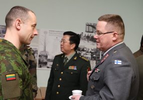 Krašto apsaugos savanorių pajėgų štabe lankėsi užsienių šalių kariuomenių atstovai - 4