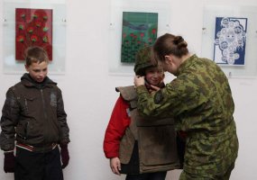 Krašto apsaugos savanorių pajėgų vadas Pasvalio moksleivius skatino pasirinkti tinkamą gyvenimo... - 2
