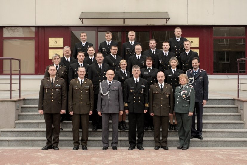 Lithuanian naval officers started international course in Latvia 