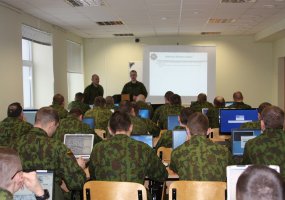 Mechanizuotosios pėstininkų brigados „Geležinis Vilkas“ štabe vyko Taktinės automatizuotos... - 1