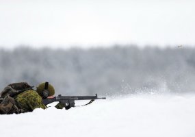 Pabradėje kariai liejo prakaitą kariuomenės biatlono čempionate - 4