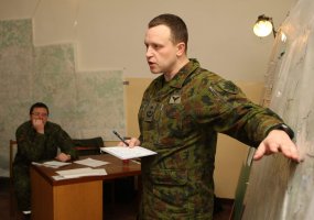 Krašto apsaugos savanorių pajėgose - štabų mokymai  - 1