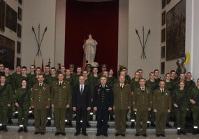 Prisiekė per 100 Jaunesniųjų karininkų vadų mokymuose dalyvaujančių studentų - 4