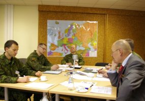 Sausumos pajėgų štabe susitiko jungtinė Danijos ir Lietuvos karinė darbo grupė - 1