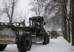 Juozo Vitkaus inžinerijos bataliono sunkioji technika sudrebino Rokų poligoną - 1