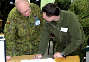 Dviejų KASP rinktinių štabai Klaipėdoje treniruojasi planuoti gynybines operacijas - 3