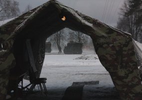 Troops of the Mechanised Infantry Brigade Iron Wolf prepare for a Danish-hosted military exercise  - 1
