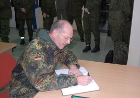 Commander of NATO Communications and Information Systems Group Major General Thomas Franz paid a... - 1