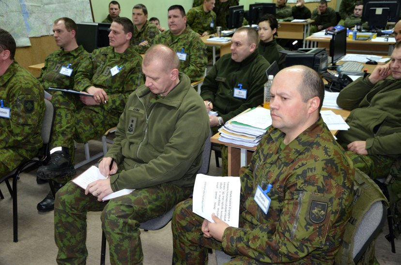 Dviejų KASP rinktinių štabai Klaipėdoje treniruojasi planuoti gynybines operacijas