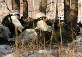 Birutės batalione vyko skyrių ataskaitinės lauko taktinės pratybos - 1
