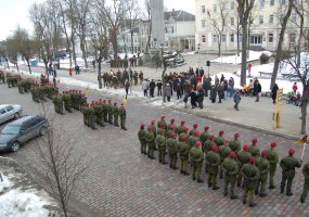 Didžiosios Kovos apygardos 8-osios rinktinės kariai minėjo 22-ąsias rinktinės įkūrimo metines - 2