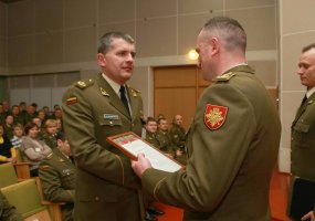 Vilniaus įgulos kariai ir savanoriai drauge paminėjo Lietuvos nepriklausomybės atkūrimo dieną - 3