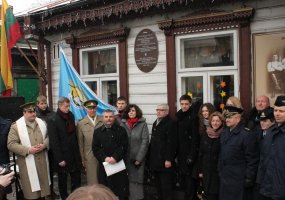 Įamžintas karo lakūno, aviacijos konstruktoriaus  vyr. ltn. Jurgio Dobkevičiaus atminimas - 2