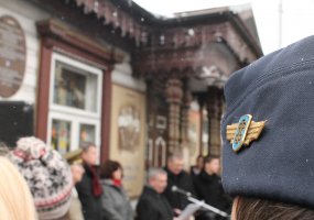 Įamžintas karo lakūno, aviacijos konstruktoriaus  vyr. ltn. Jurgio Dobkevičiaus atminimas - 3