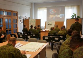 Dragūnų batalione vyko vertinamieji štabo mokymai „Ugninis drakonas“ - 1